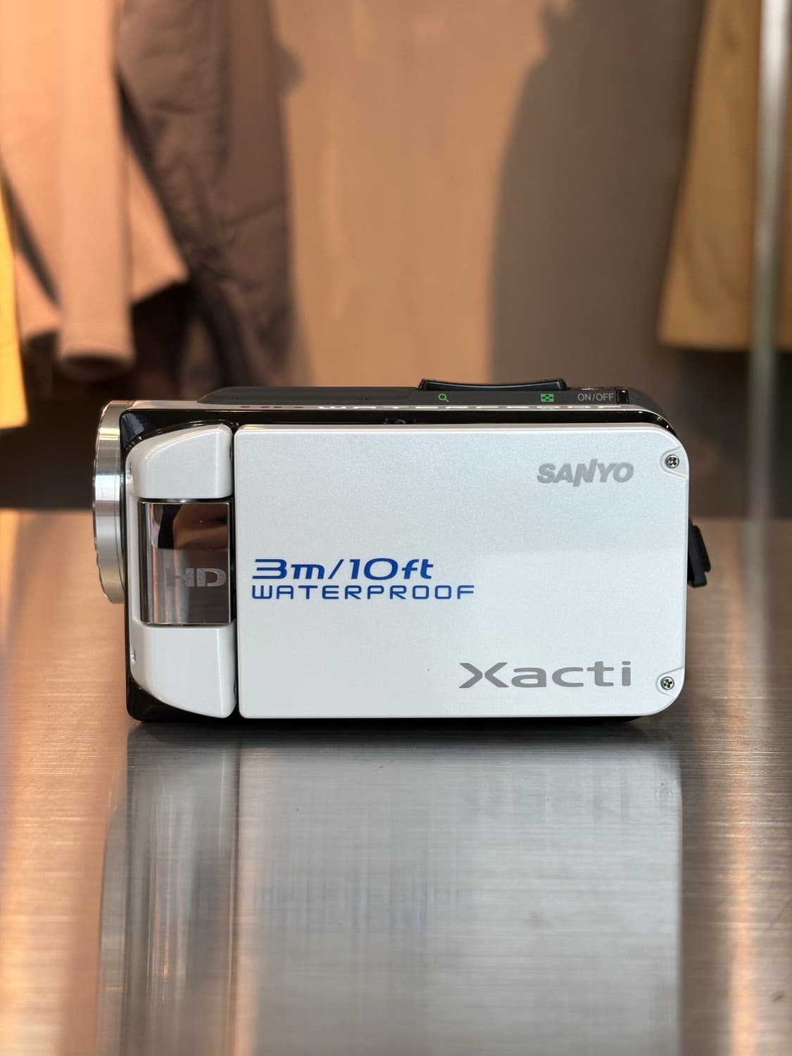 New배터리/레어)산요 작티 DMX-WH1 화이트 빈티지디카 캠코더 상품이미지4