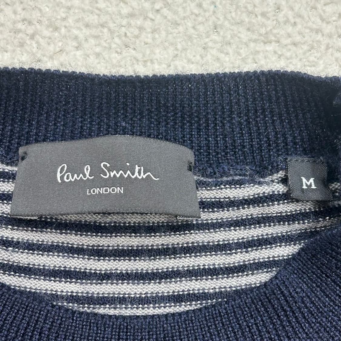 폴스미스 스트라이프 캐시미어 니트 M 상품이미지4