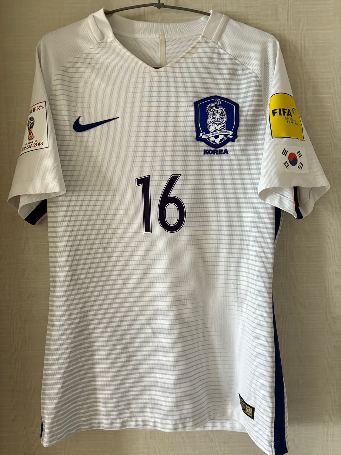 16-18 대한민국 어웨이 기성용 유니폼 지급용 정품 상품이미지1