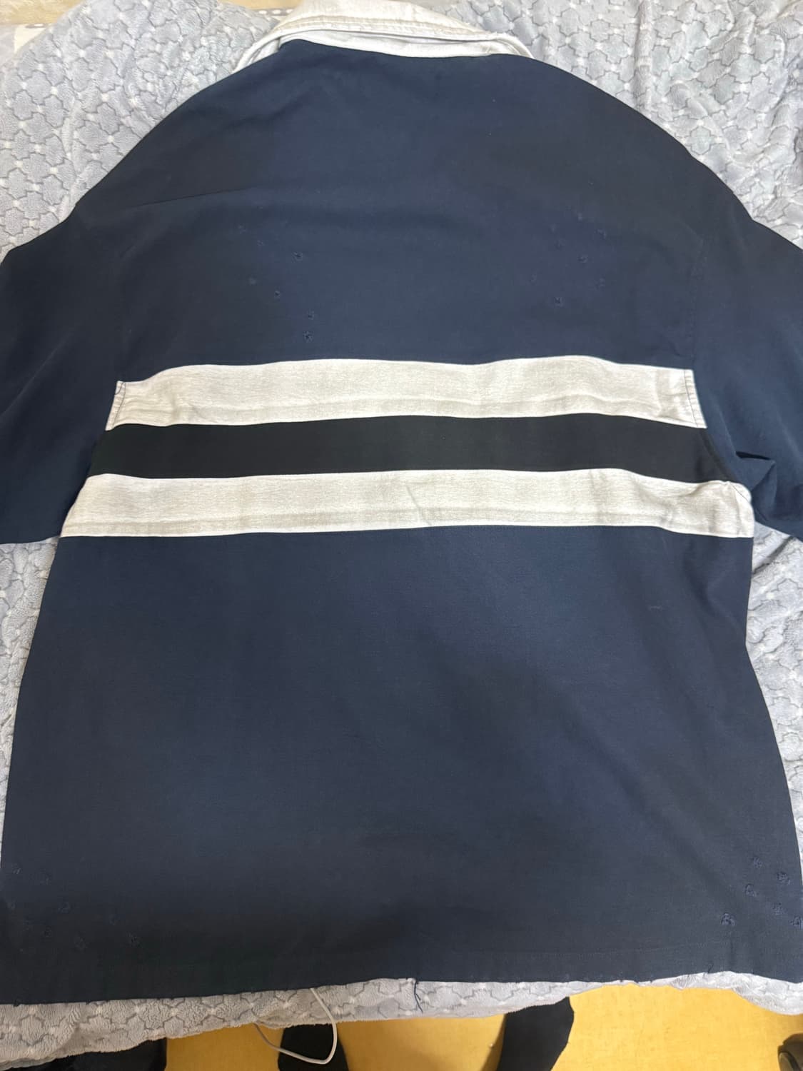 프로젝트gr 폴로 셔츠 네이비 1size 상품이미지2