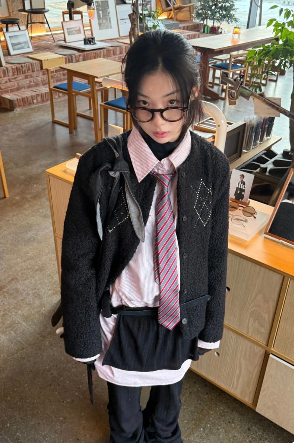 우화 ARGYLE RIVET JK / 9만원대 구매 상품이미지3