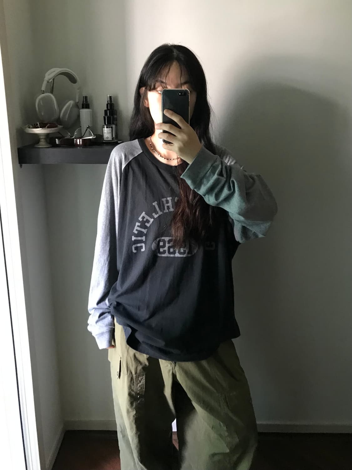 GAP 갭 중앙 프린팅 나그랑 긴팔티 상품이미지3