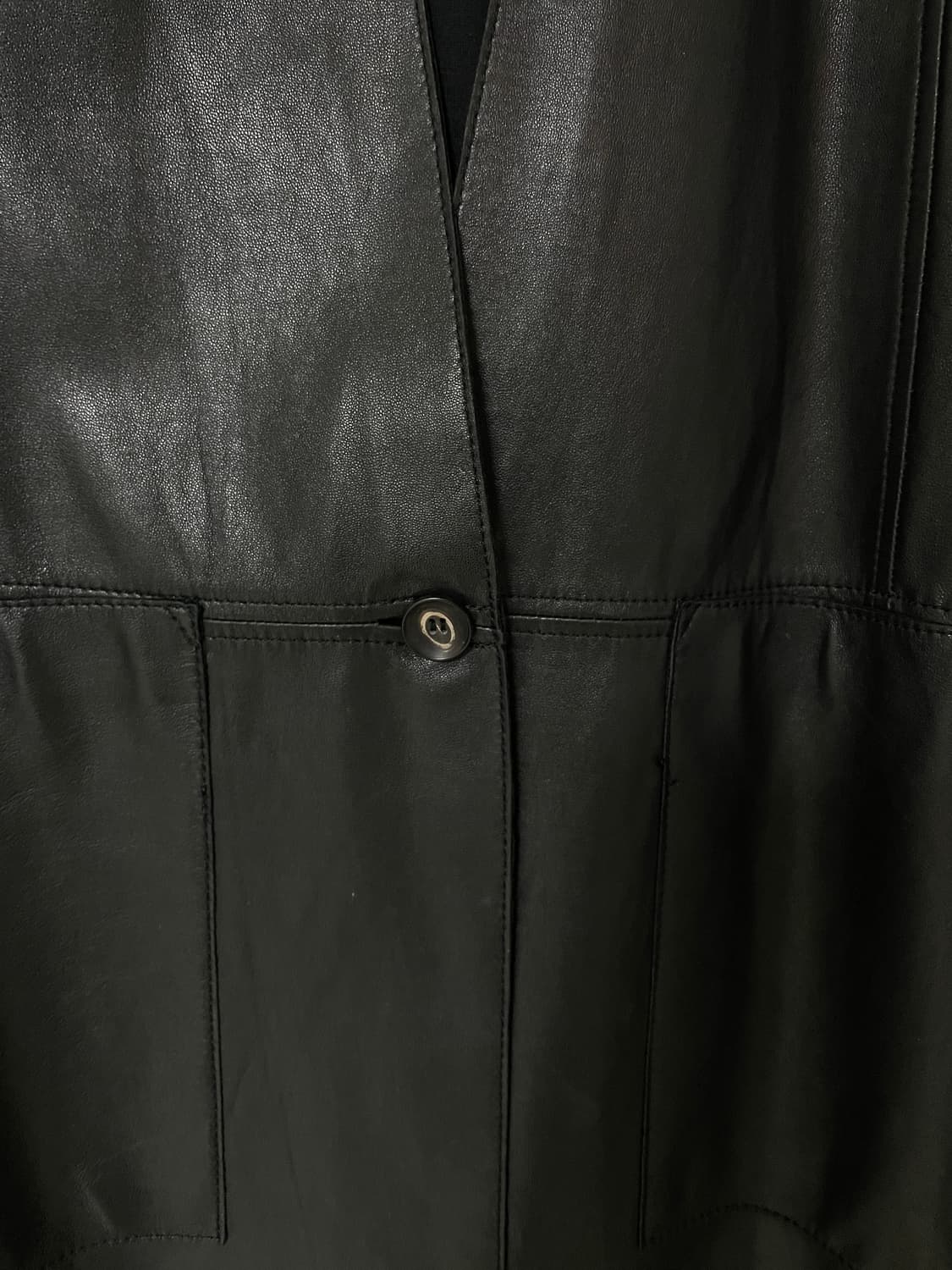 헬무트 랭 레더 베스트 M 상품이미지3