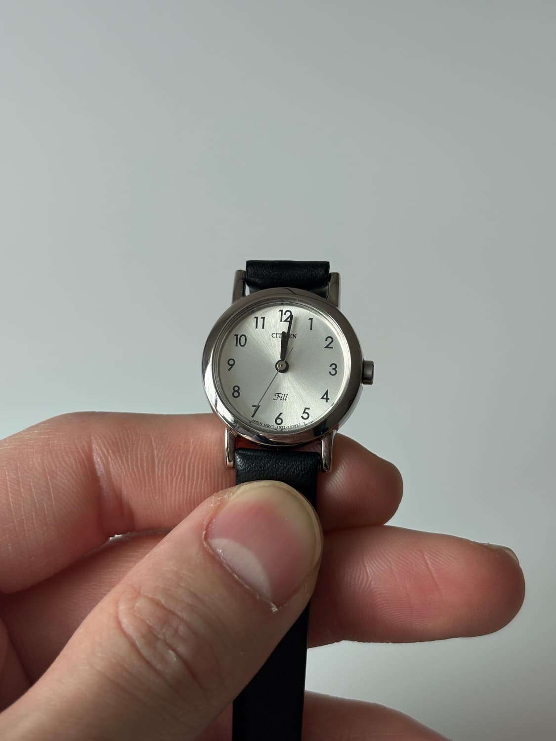 1990년대 빈티지시계 Fill 아라빅 인덱스 실버 쿼츠 여성 상품이미지3