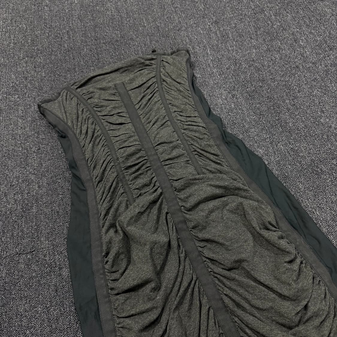 돌체앤가바나 그레이 셔링 코르셋 원피스 상품이미지2