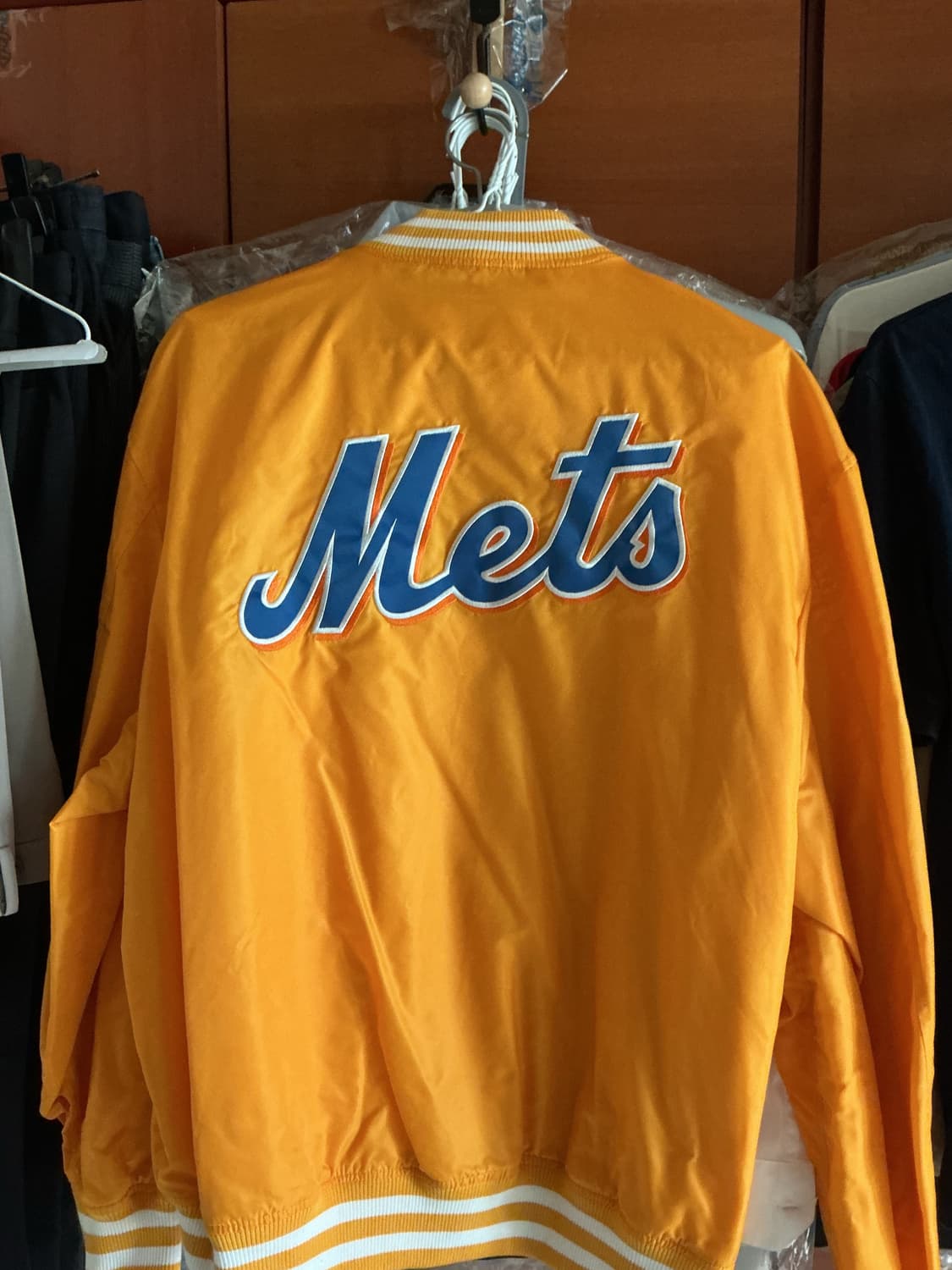 뉴에라 MLB 뉴욕 메츠 나일론 재킷 미모사  상품이미지2