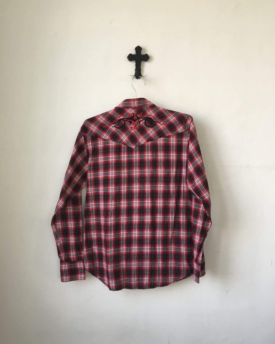Tribal point check pattern shirt 상품이미지3