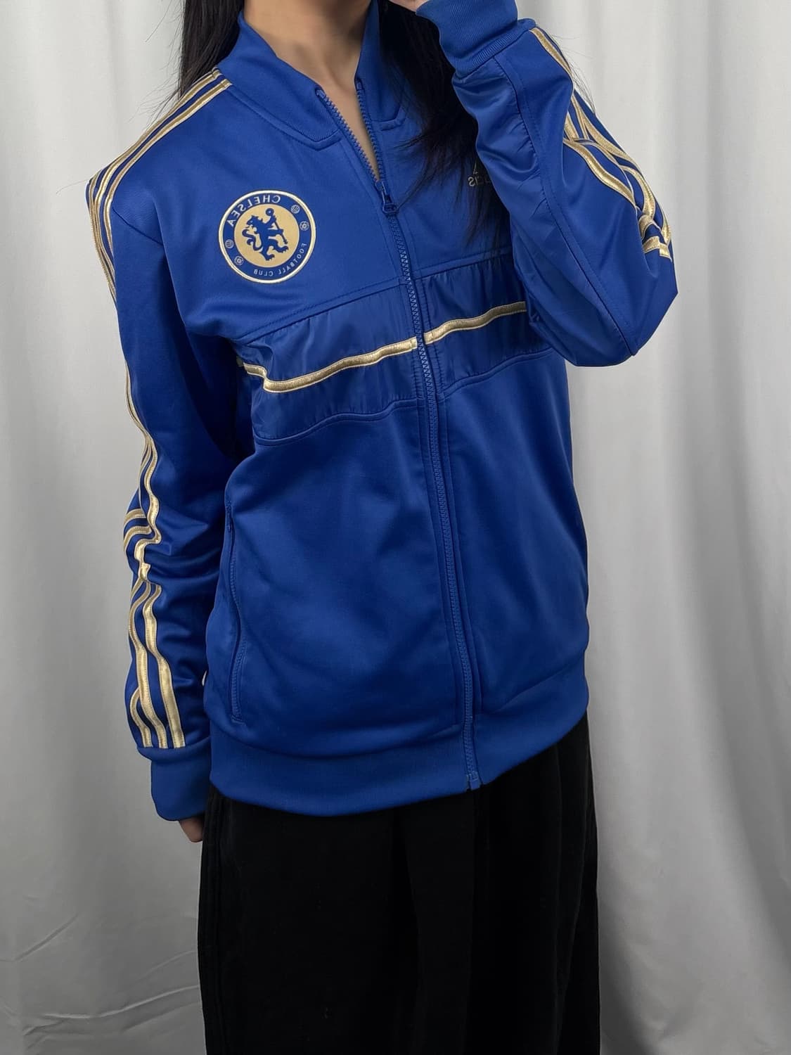 아디다스 블루 첼시 트랙탑 져지 상품이미지2