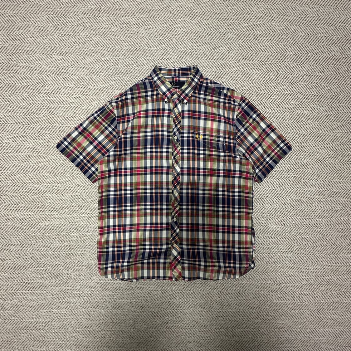 FRED PERRY madras shirt 상품이미지1