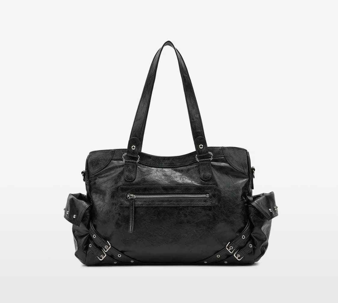 🎀다이닛 스터드 포켓 빅백 블랙🎀 상품이미지1