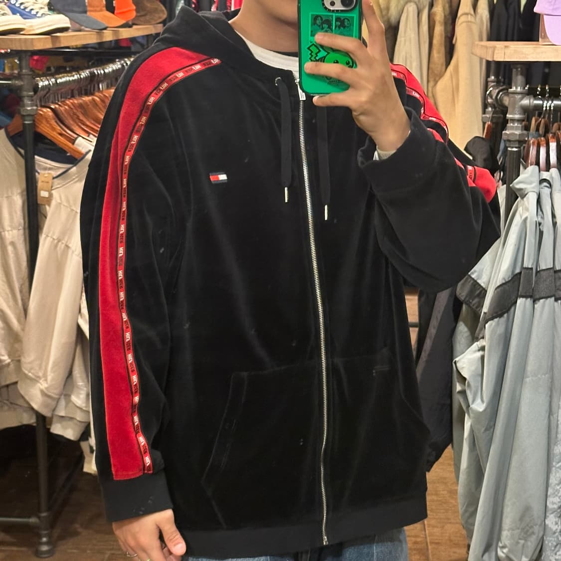 [HI] 타미 집업 블랙 상품이미지4