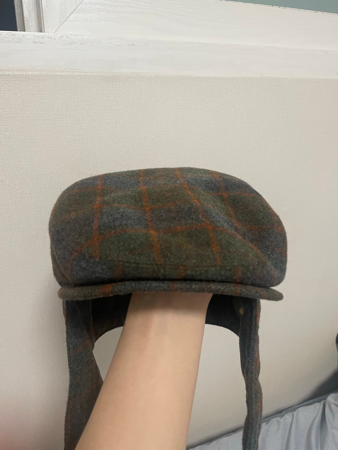 캉골 빈티지 군밤 헌팅캡 상품이미지2