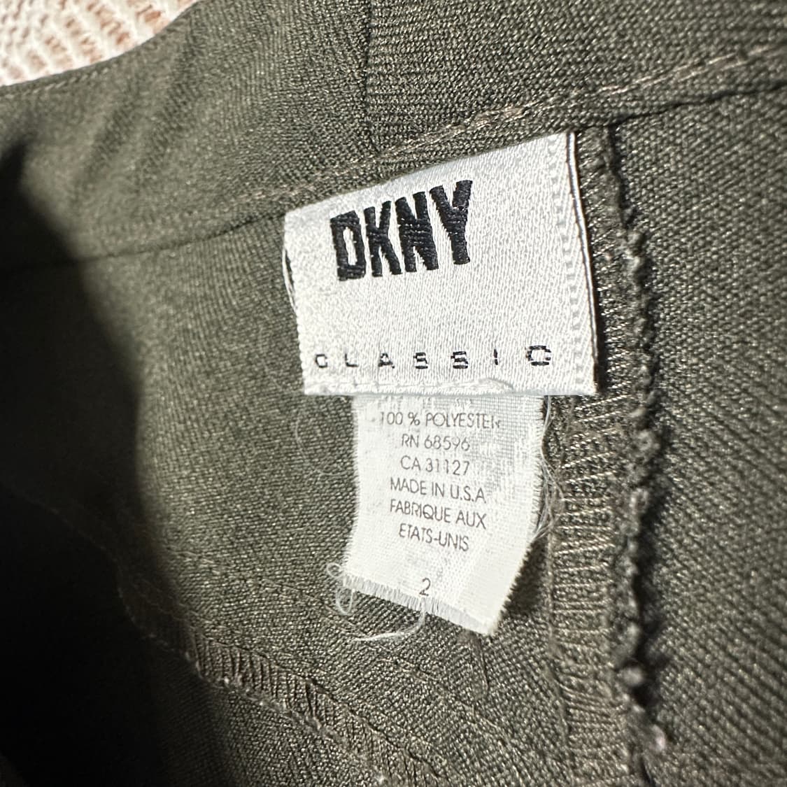 DKNY usa made classic slacks wide pants 상품이미지3