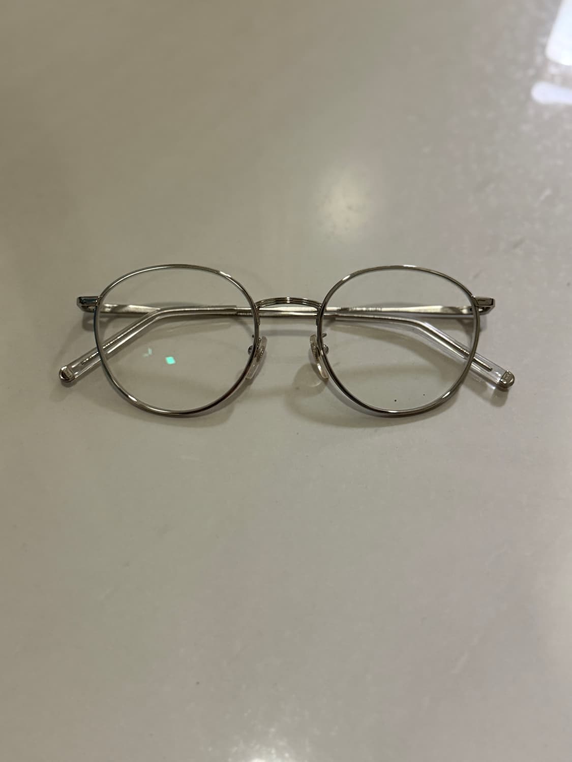 레트로슈퍼퓨처 실버 메탈 라운드 안경 (정품 케이스 포함 상품이미지2