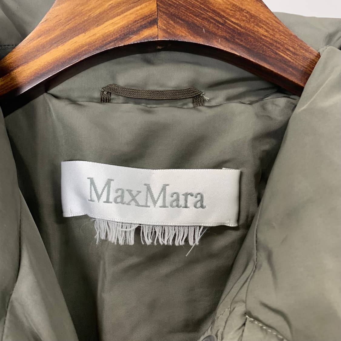 막스마라 아카이브 카키 다운 패딩 파카 상품이미지6