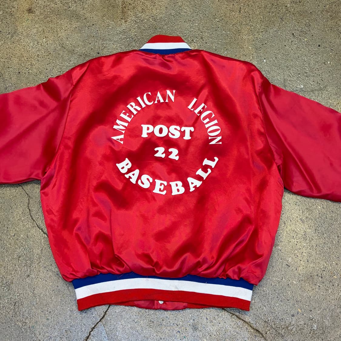 레어 90s Made in USA 스윙스터 사틴 자켓 패딩자켓 상품이미지1