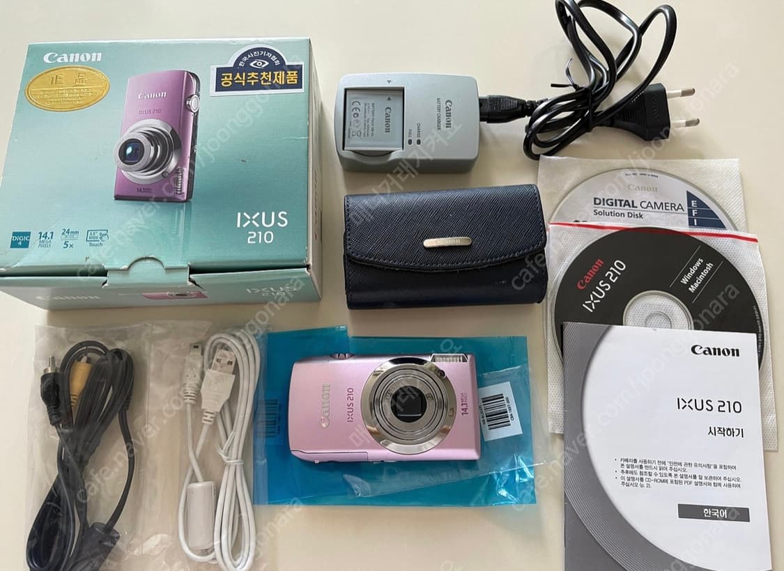 캐논 익서스 ixus 210 핑크 풀박스  상품이미지2