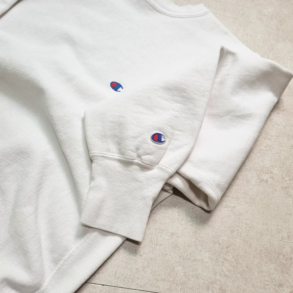 90s USA 챔피언 리버스위브 화이트 L sz 상품이미지3