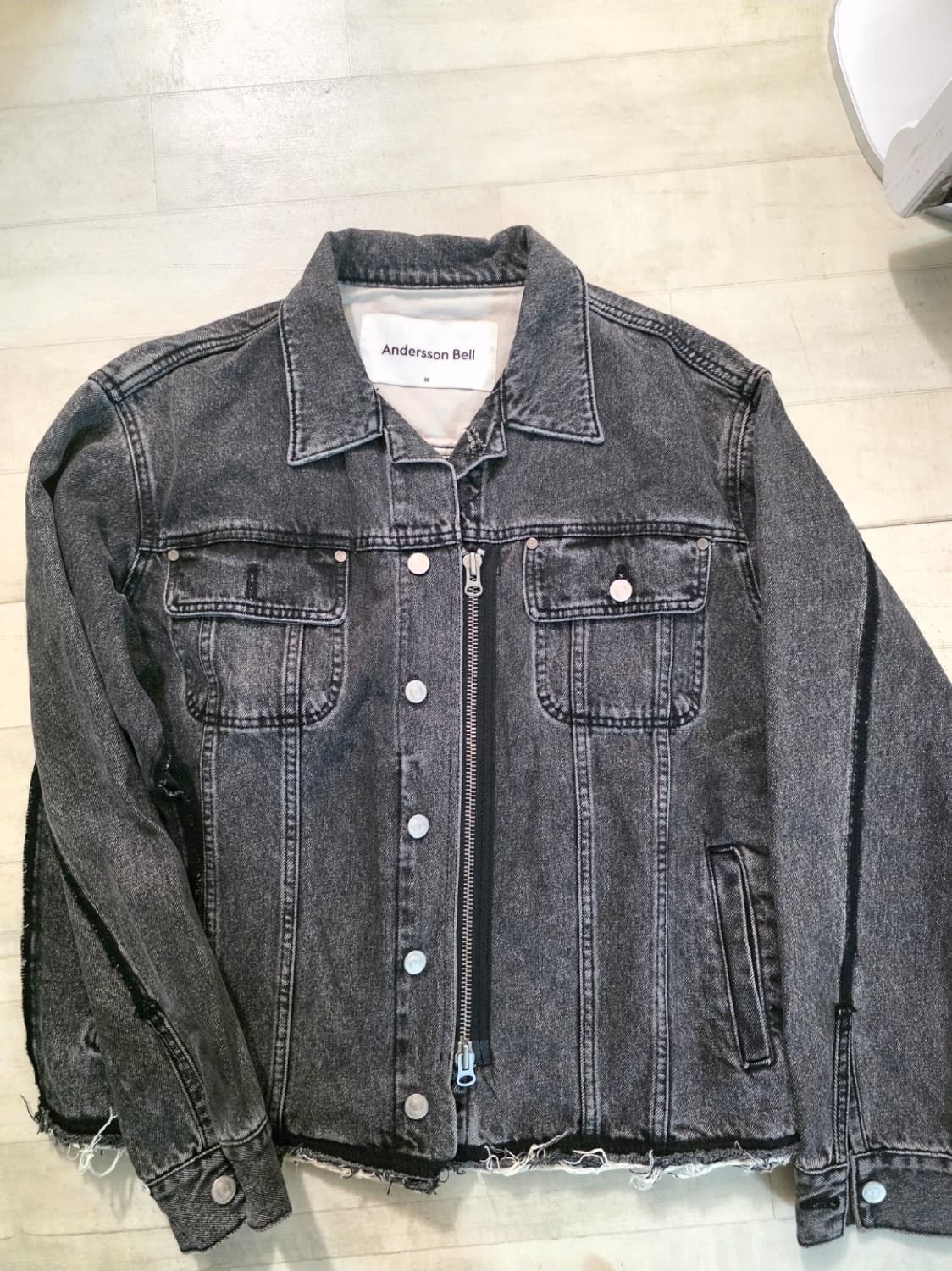 앤더슨벨 인사이드아웃 데님 자켓 M 상품이미지1