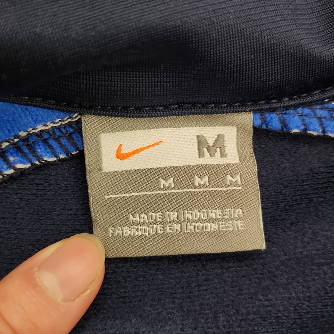 나이키 올드스쿨 스우시 블루 져지 상품이미지5