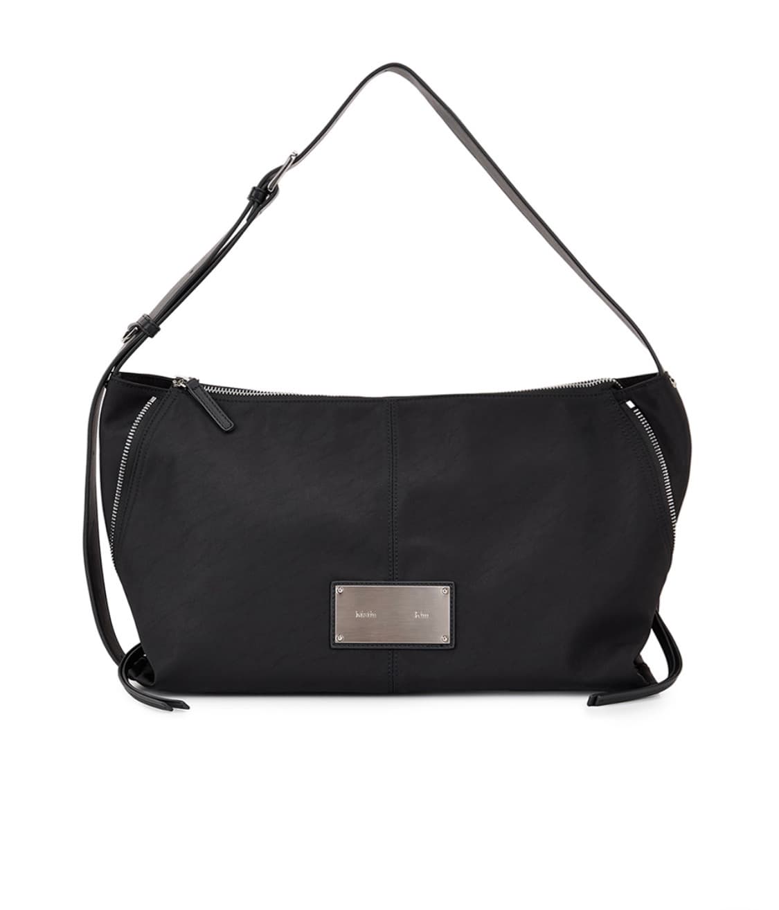 마뗑킴 숄더백 SIDE ZIPPER FABRIC SHOULDER BAG 상품이미지1