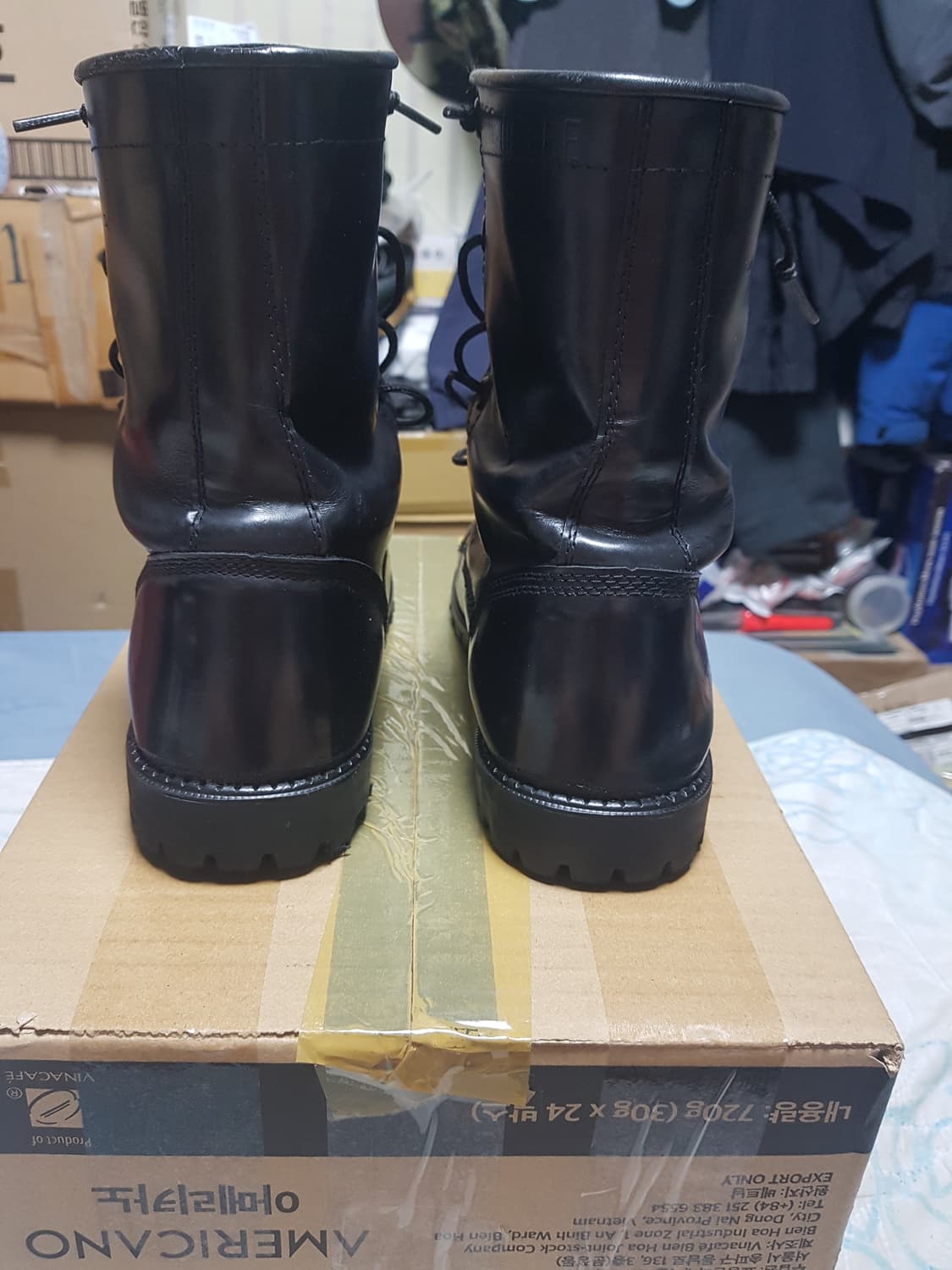 한국군 사출식 군화 전투화 255 EE 판매 상품이미지3