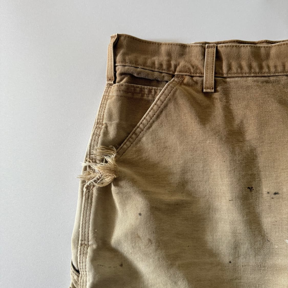 (os) Carhartt 칼하트 캔버스 카펜터 반바지 쇼츠 상품이미지4
