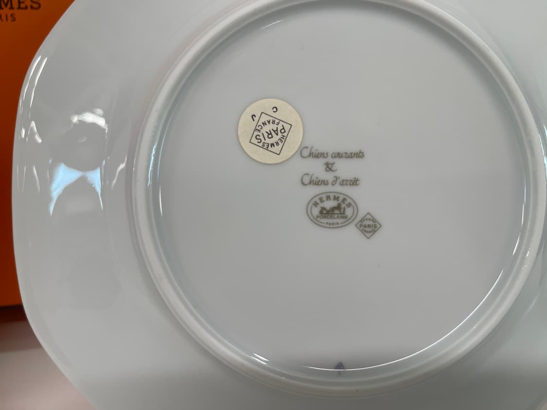 에르메스 샹 쿠홍 Chiens Courants 리트리버 플레이트 2P 상품이미지8