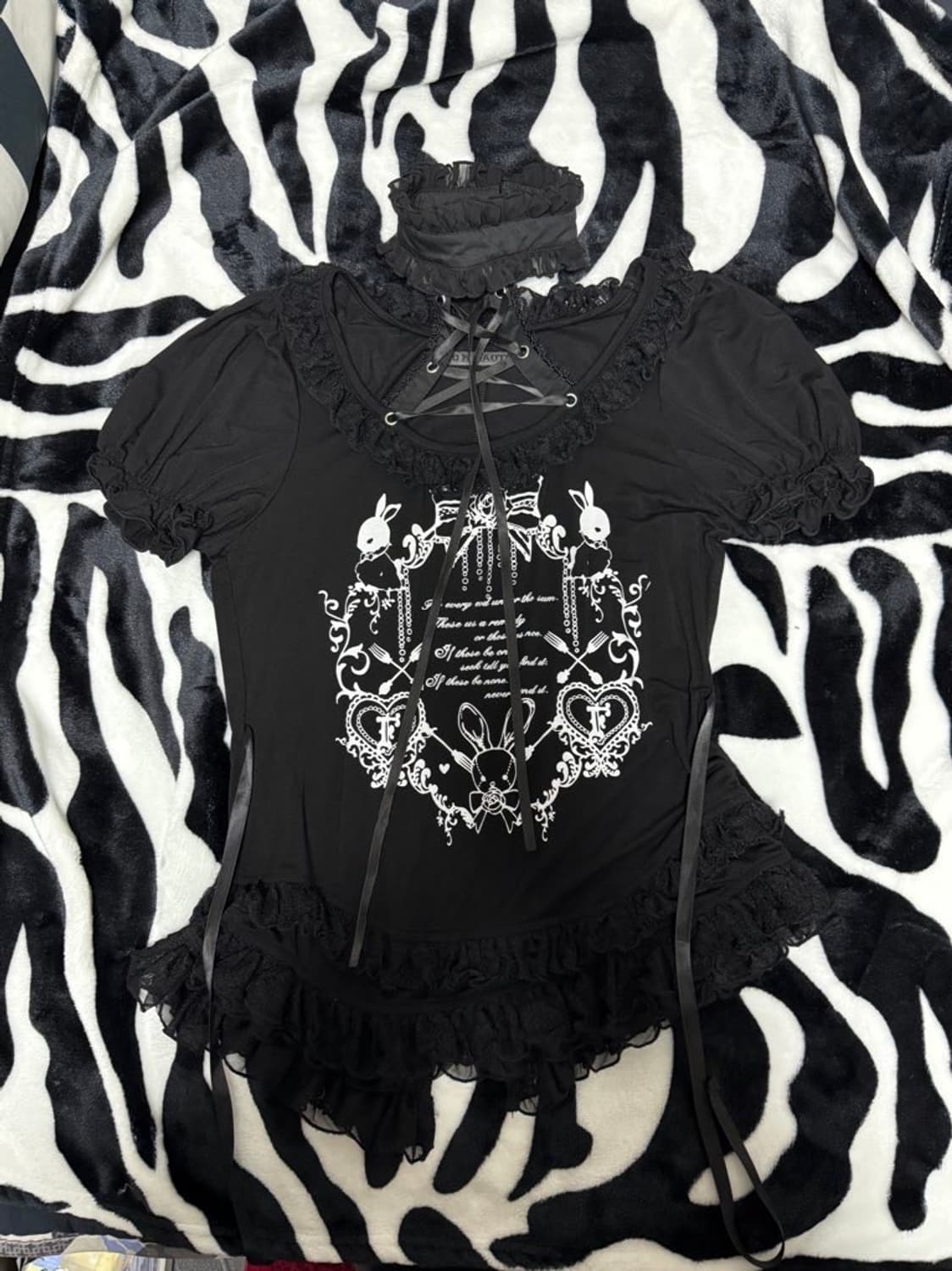 펑크 고딕 상의 상품이미지1