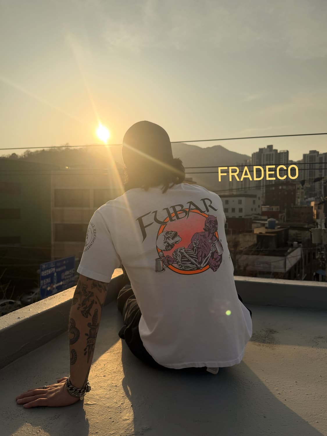 90’s Vintage FUBAR T-shirt Distressed 상품이미지1