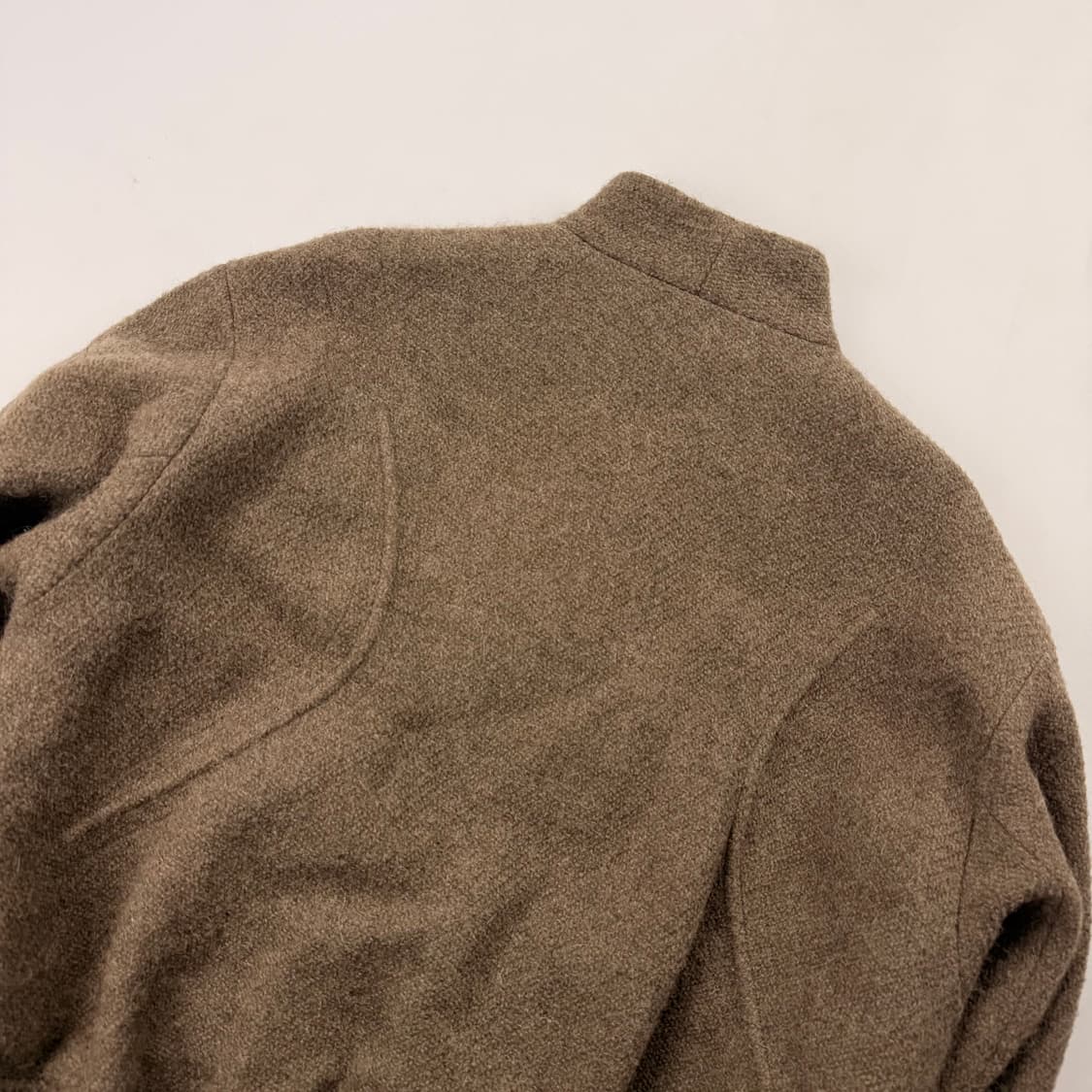 쿠어 인터널 바인딩 숄 카라 점퍼(멜란지 베이지) 상품이미지10