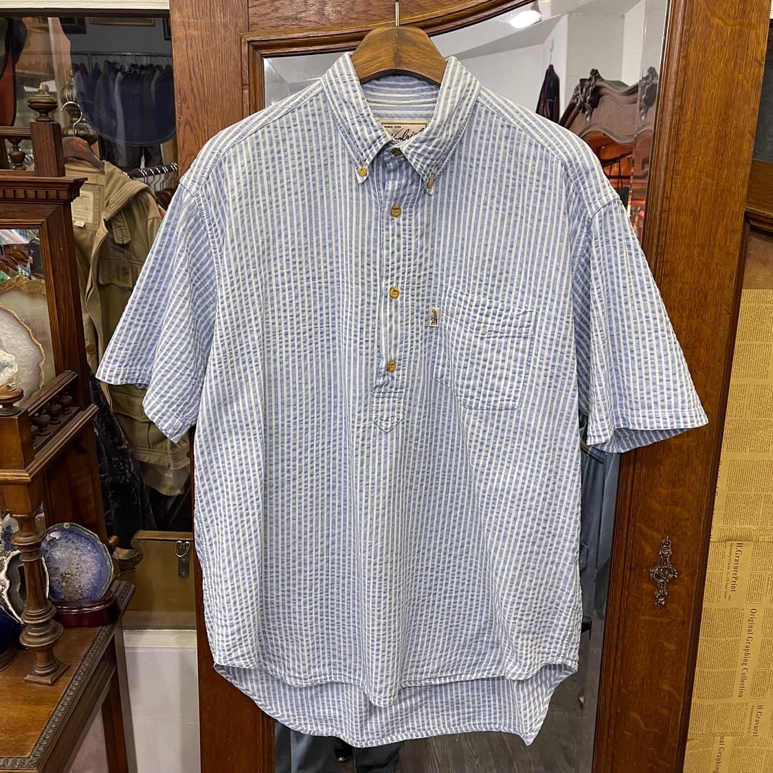 90's 울리치 시어서커 울오버 상품이미지1