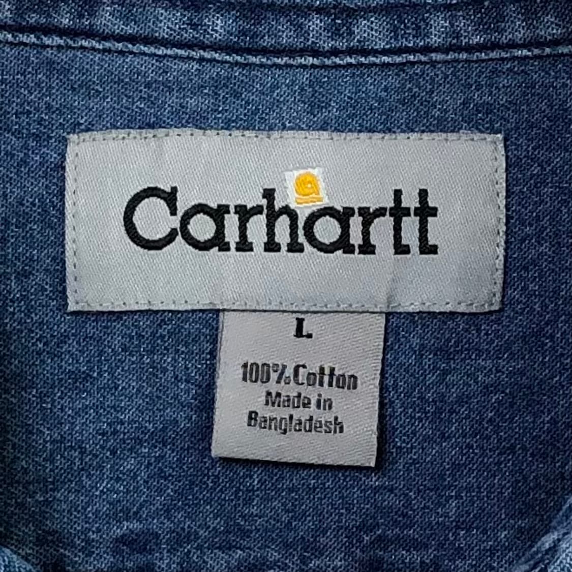 XL 칼하트 데님 셔츠 상품이미지3