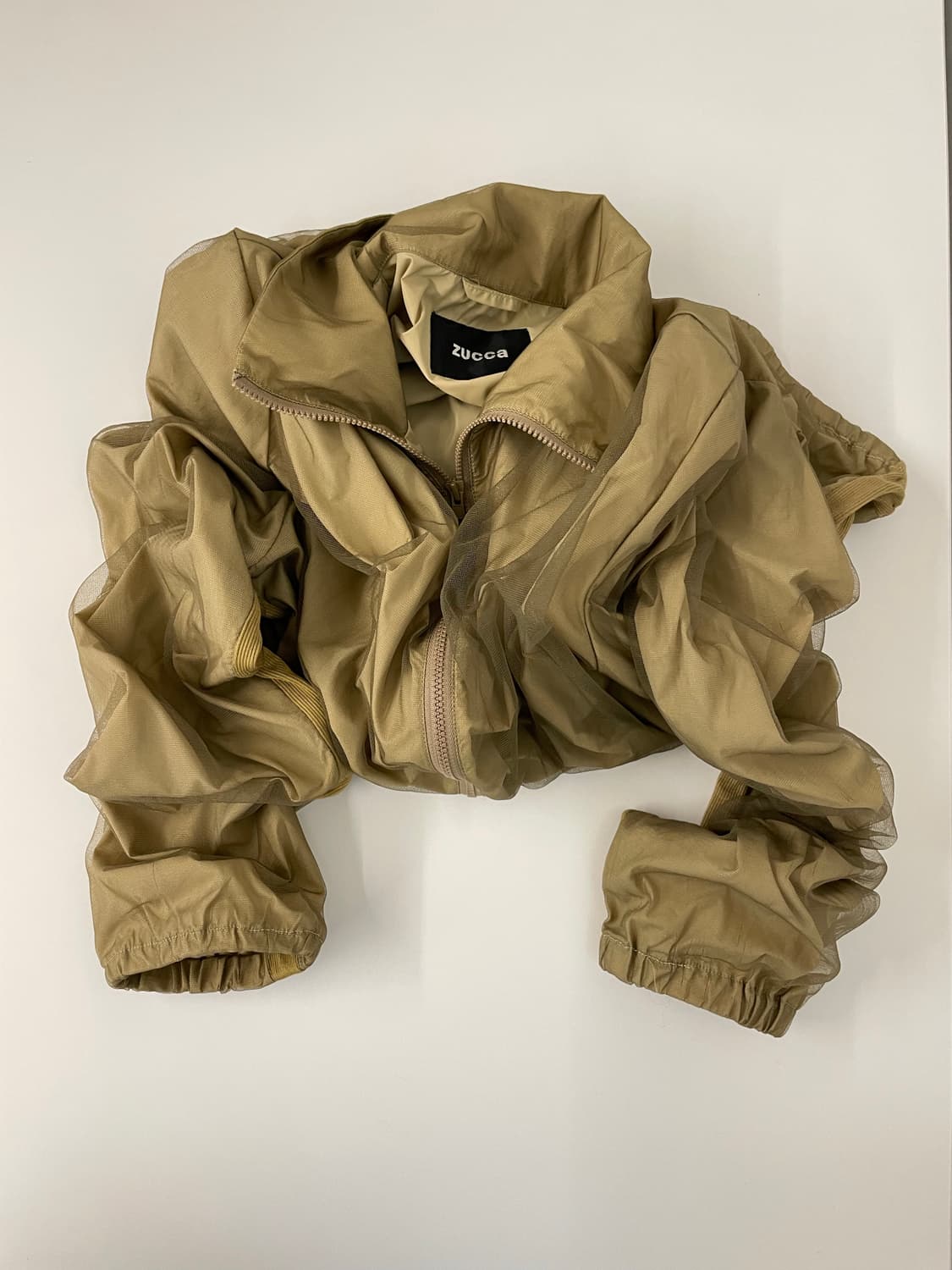 Zucca 네트 레이어 나일론 트랙탑 상품이미지1