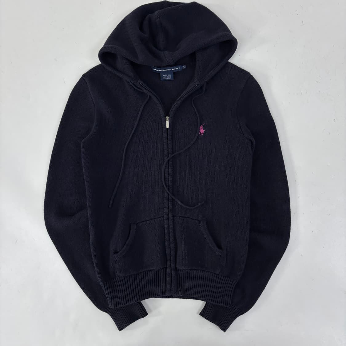 폴로 니트 후드집업 상품이미지5
