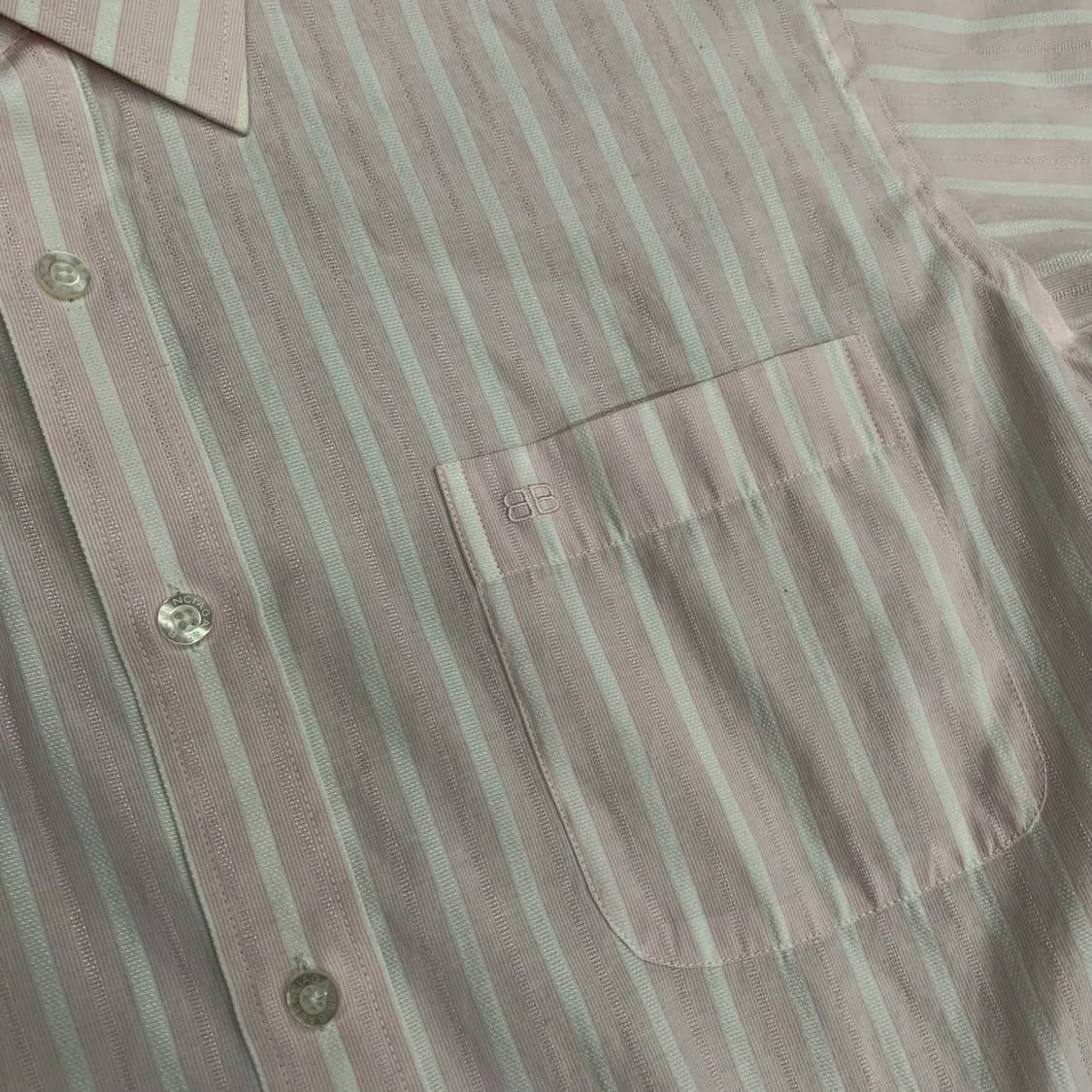 [M] 발렌시아가 스트라이프 하프셔츠 상품이미지4