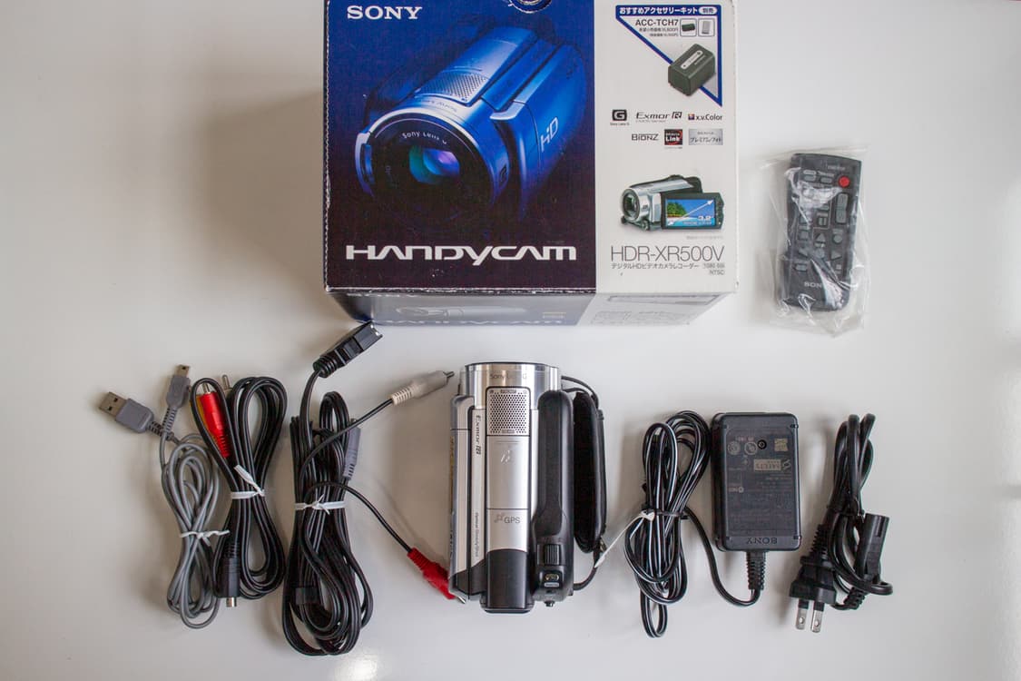 Sony HDR XR500V / 빈티지 디지털 캠코더 상품이미지9