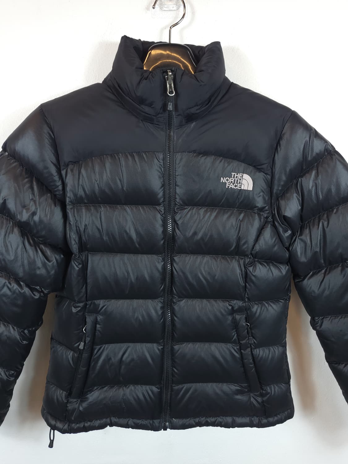 노스페이스 구스필파워 700 눕시 여성 패딩 블랙 90-95 S 새제품급 상품이미지2