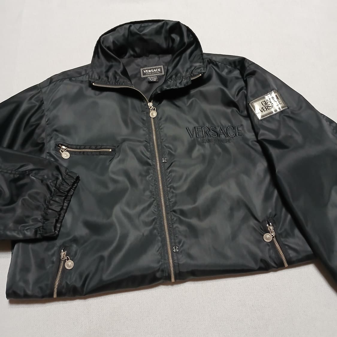 90s 베르사체 빅로고 빈티지 오버핏 자켓 올드스쿨 상품이미지7