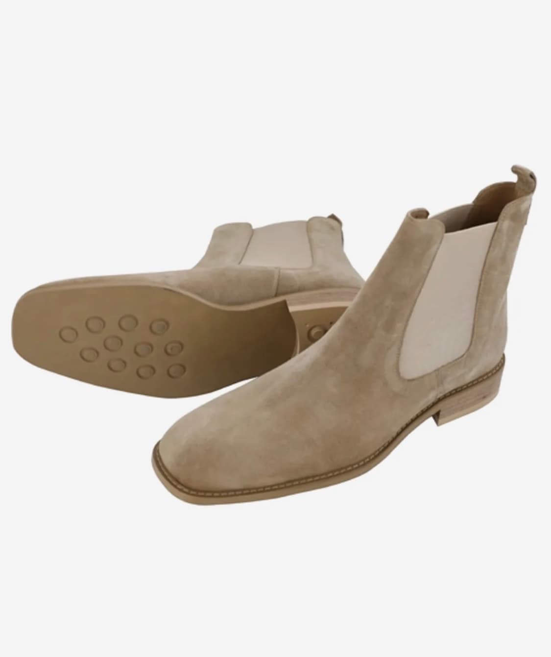 [265] 멜로스 스웨이드 스퀘어토 첼시부츠 상품이미지1