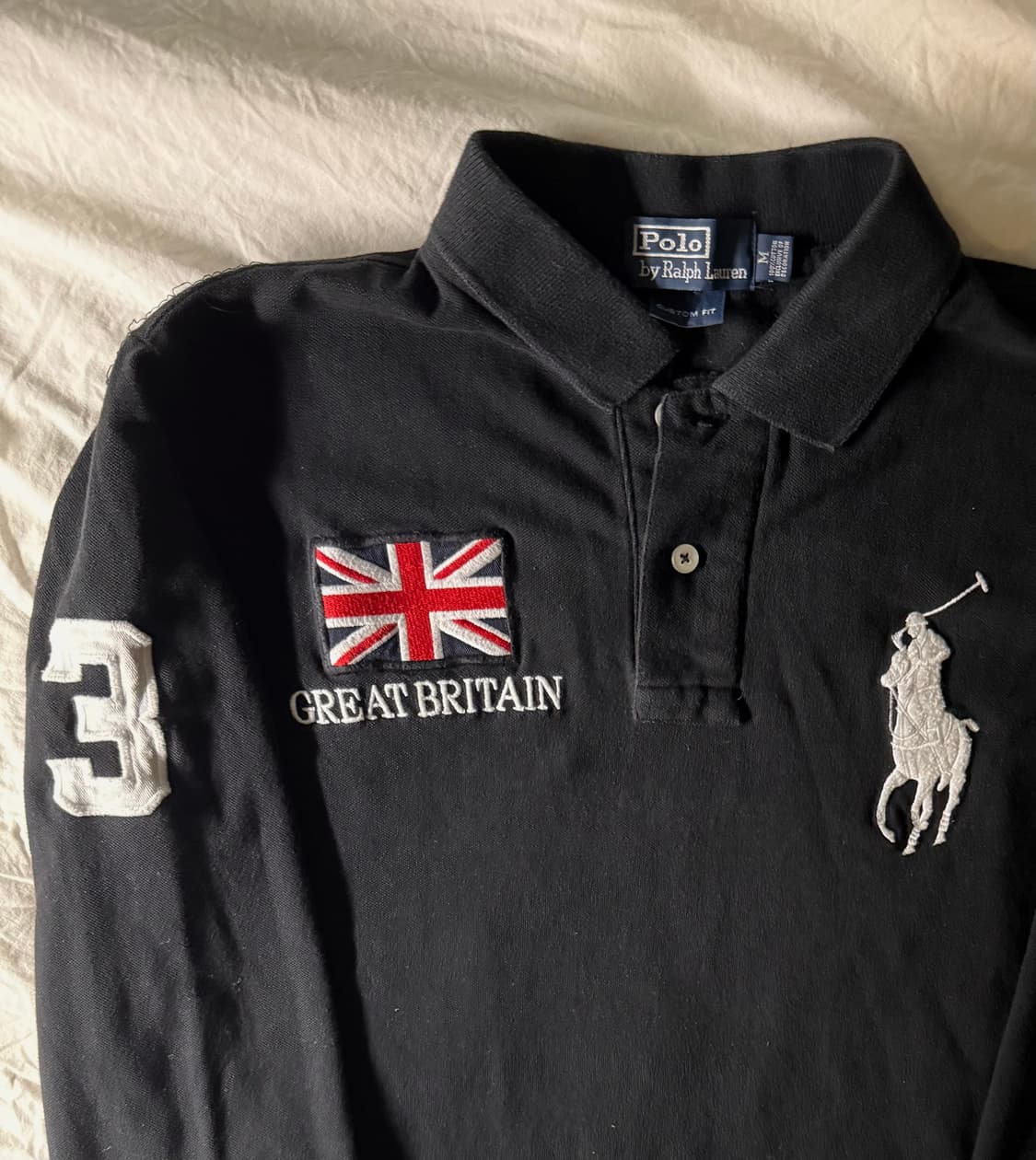 폴로 빅포니 브리튼 카라티 롱슬리브 블랙 상품이미지1