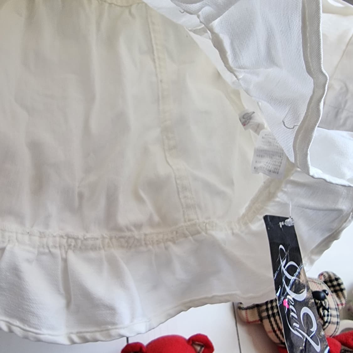 (디어리) 화이트 프릴 볼레로 자켓 상품이미지5