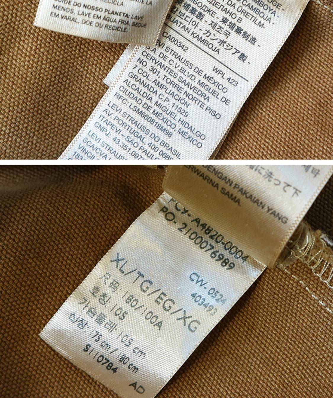 
LEVIS 리바이스 오버핏 워크 자켓

최상 컨디션 상품이미지10