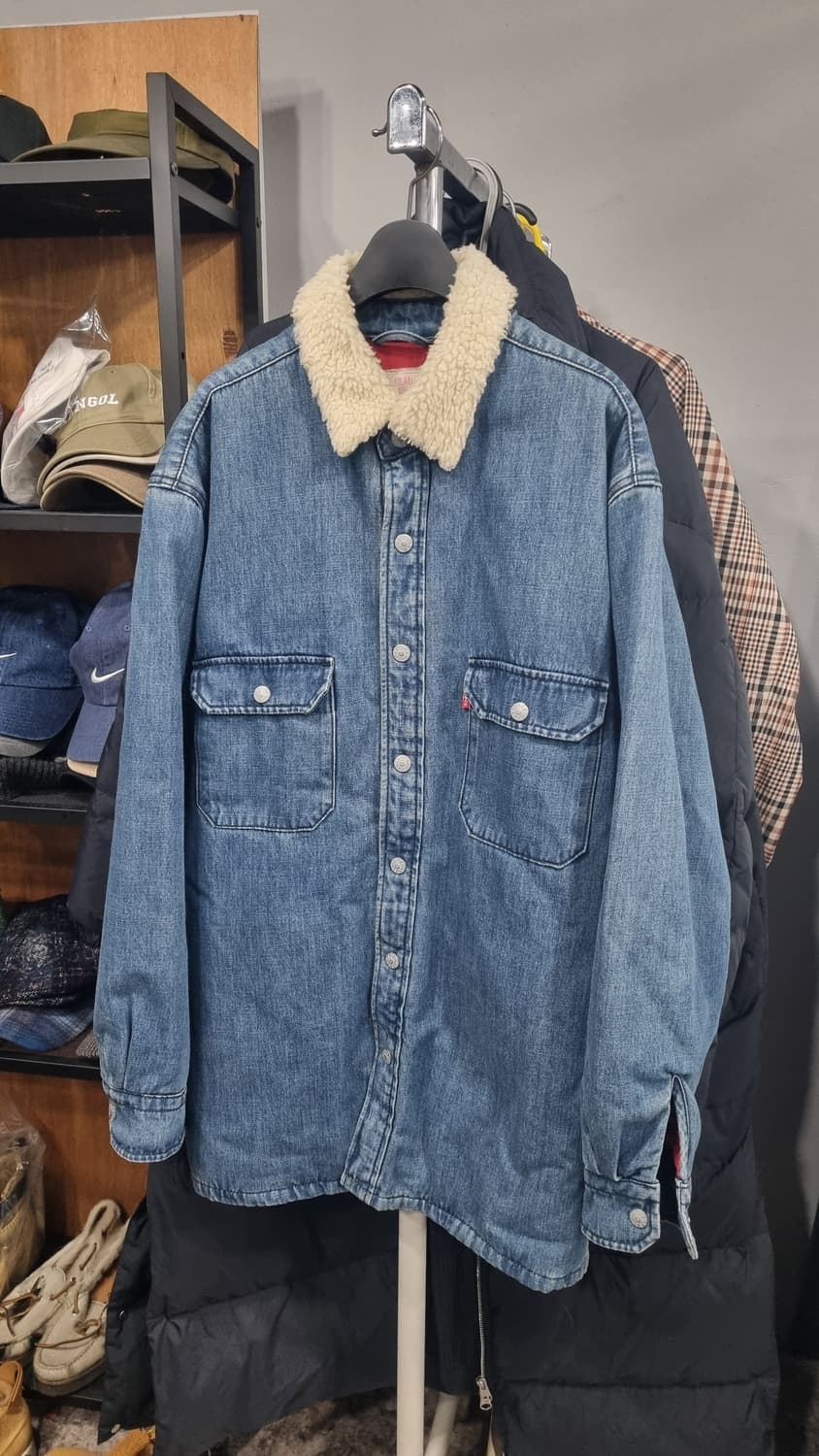 리바이스 카라양털 셔켓 표기m(100적당) 컨디션10/8 상품이미지1