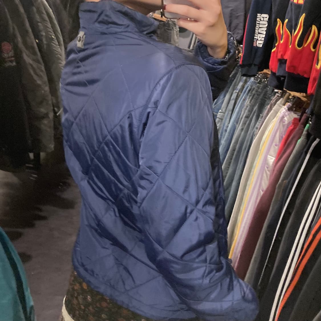 [IM]노스페이스 퀼팅 경량 패딩 네이비 상품이미지6