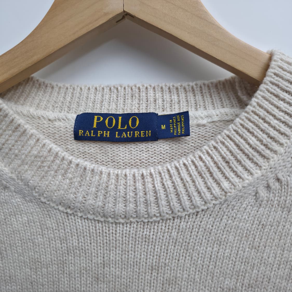 [M] 폴로 랄프로렌 베이지 니트 상품이미지5