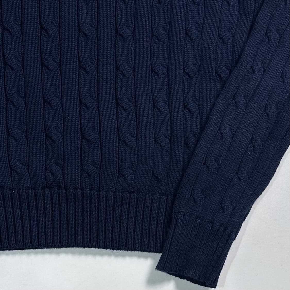 폴로 랄프로렌 네이비 케이블 니트 상품이미지4
