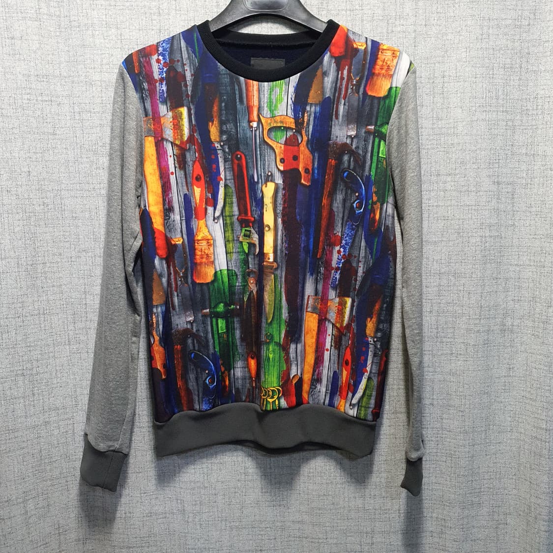 요시오쿠보 남성 공구페인크 스웨터 맨투맨  상품이미지1