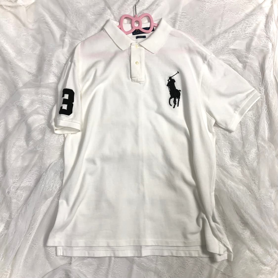 폴로 흰+검 빅포니 pk티 상품이미지1