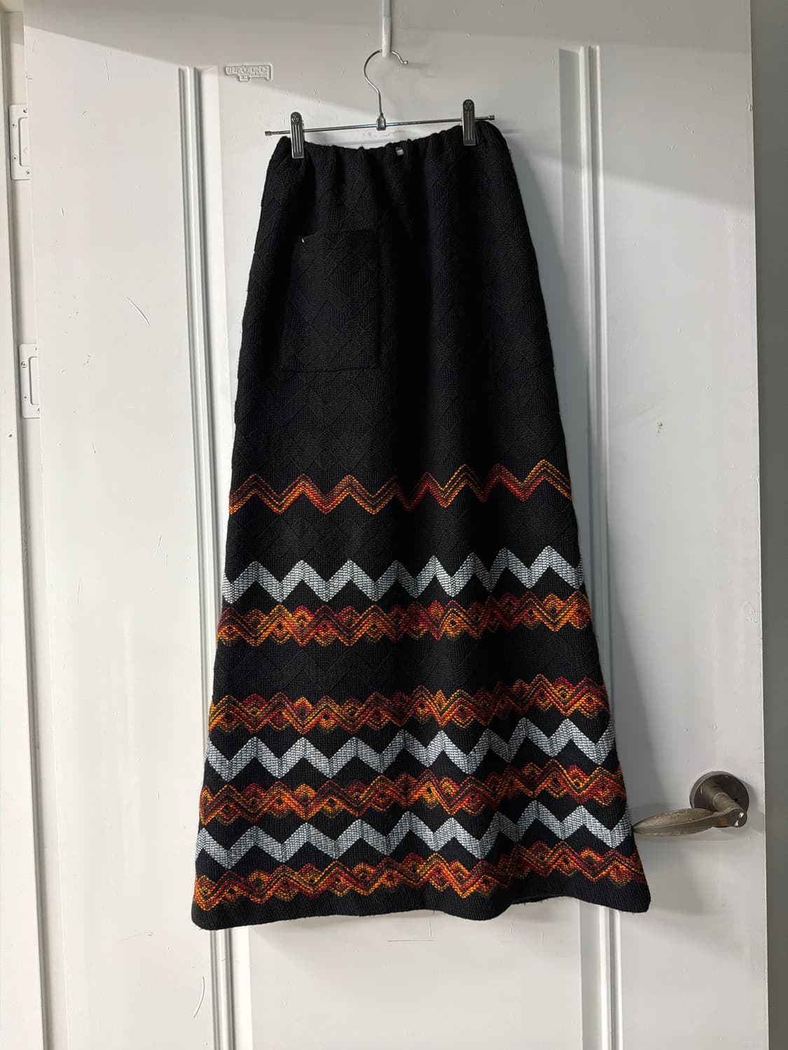 일본빈티지 자수 맥시 롱 니트스커트 상품이미지8